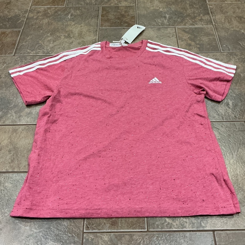 💰Make an offer, bundle and save💰 Adidas Maternity Short Sleeve Pink Tee